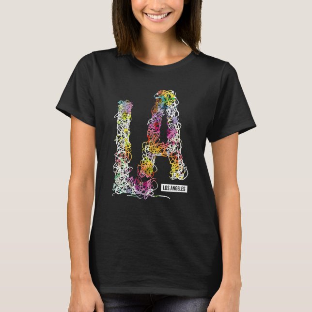 Los Angeles LA California Gift_10 T Shirt (Framsida)