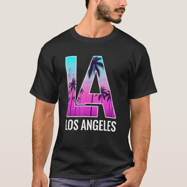 Los Angeles LA California Gift_5 T Shirt (Framsida)