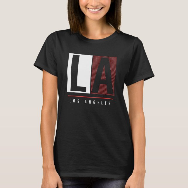 Los Angeles LA California Gift_6 T Shirt (Framsida)