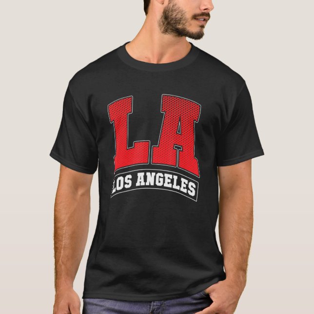 Los Angeles LA California Gift_7 T Shirt (Framsida)