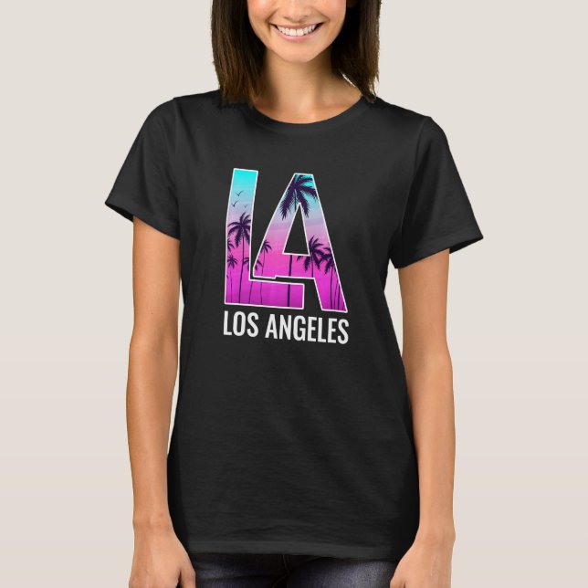 Los Angeles LA California Gift Premium_5 T Shirt (Framsida)