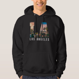 Los Angeles La California Manar Women Retro Clothi Hoodie