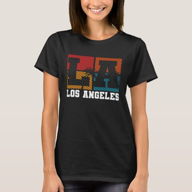 Los Angeles LA California T Shirt (Framsida)