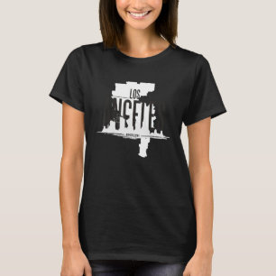 Los Angeles LA USA City Skyline Silhouette Outline T Shirt