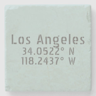 Los Angeles Latitude Longitud Stenunderlägg