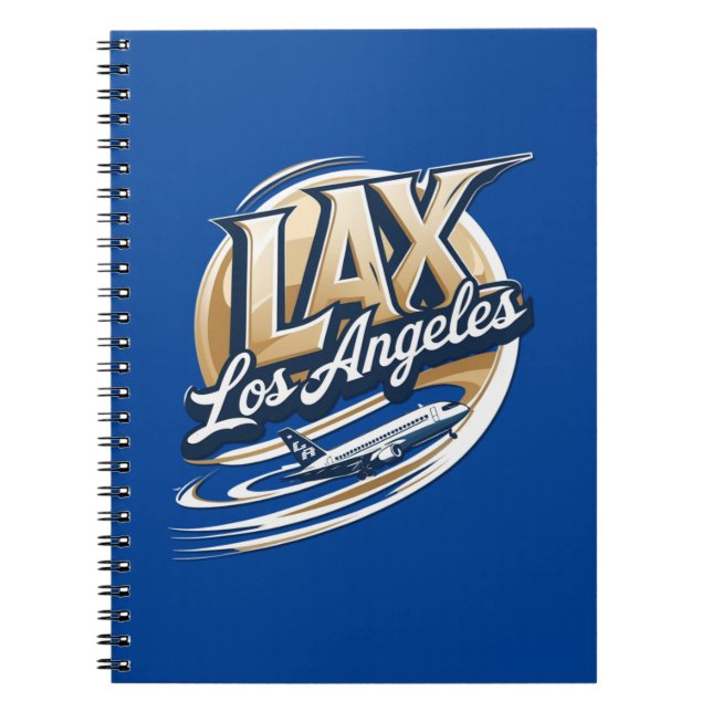 Los Angeles LAX Airport Code Notebook Anteckningsbok (Framsidan)