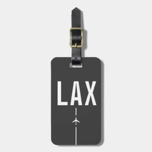 Los Angeles LAX flygplatskod - luftfart Bagagebricka