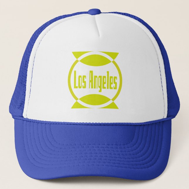 Los Angeles Logotyp Design #1- Lemon Gult Hat Keps (Framsida)