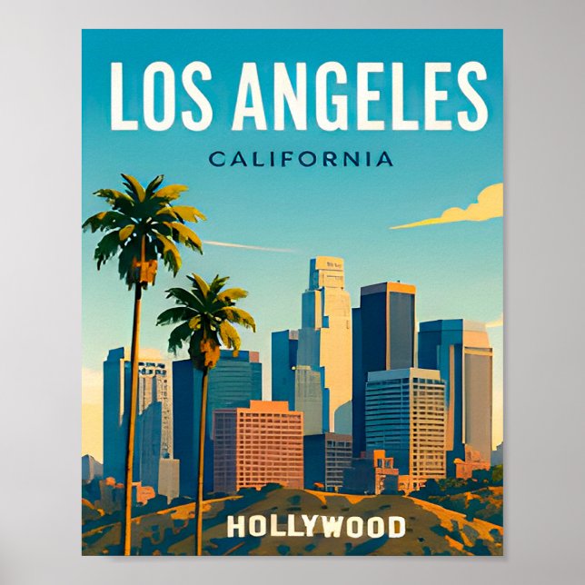 Los Angeles Lyxig Livsstil Poster (Framsidan)