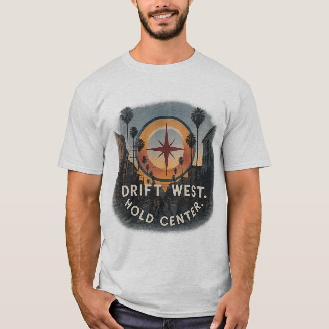 Los Angeles Manar's T-Shirt | Pastel Lugn Stil (Framsida)