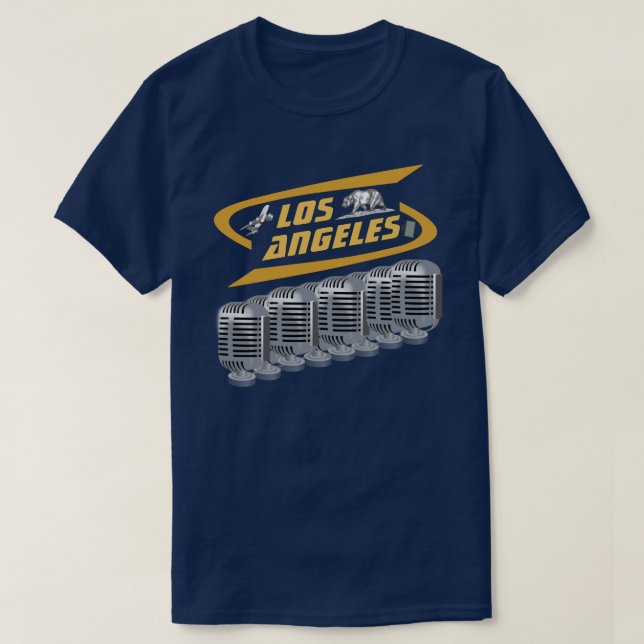 Los Angeles Microphones T-Shirt (Design framsida)