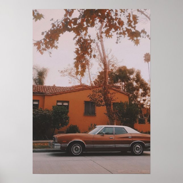 Los Angeles - Miracle Mile Street Poster (Framsidan)