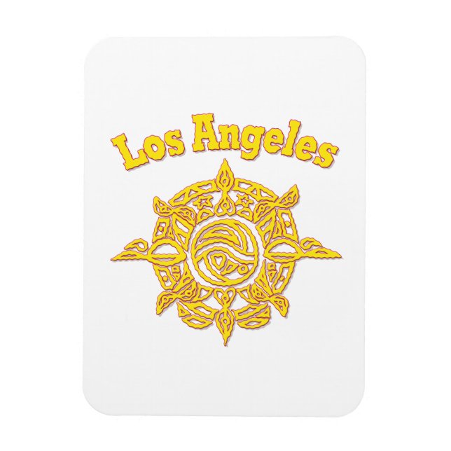 Los Angeles Motif 1 Flex Magnet (Vertikal)