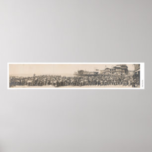 Los Angeles Motorcycle Klubb i Venice, Kalifornien Poster