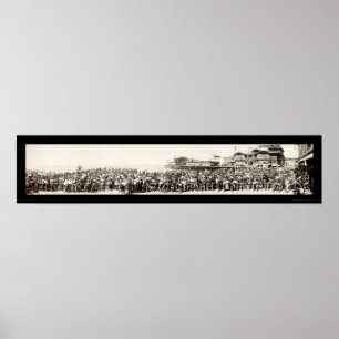 Los Angeles Motorcycle Klubb Photo 1911 Poster