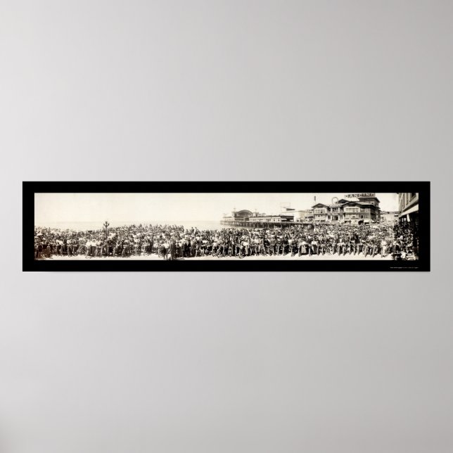 Los Angeles Motorcycle Klubb Photo 1911 Poster (Framsidan)