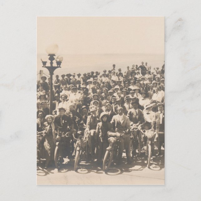 Los Angeles Motorcycle Klubb Vykort (Framsida)