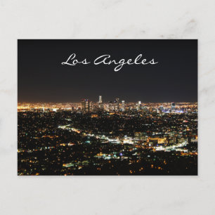 Los Angeles nattvykort Vykort