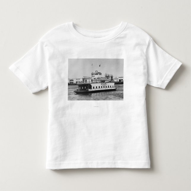 Los Angeles near hamn för CA-färjaöbo Tee Shirt (Framsida)