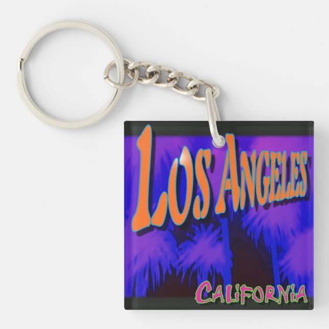 ’Los Angeles Night Handflatan’ Kaychain" (Framsidan)