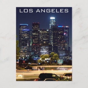 Los Angeles Night Pappra produkter Vykort