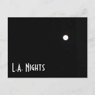 Los Angeles Nights Postcard! Vykort