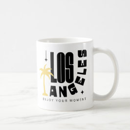 Los Angeles - Njut av ditt ögonblick, Retro Kaffemugg