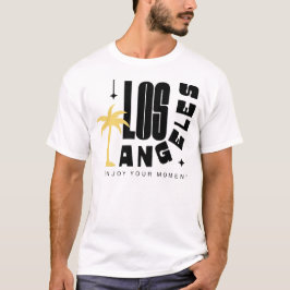 Los Angeles - Njut av ditt ögonblick, Retro T Shirt