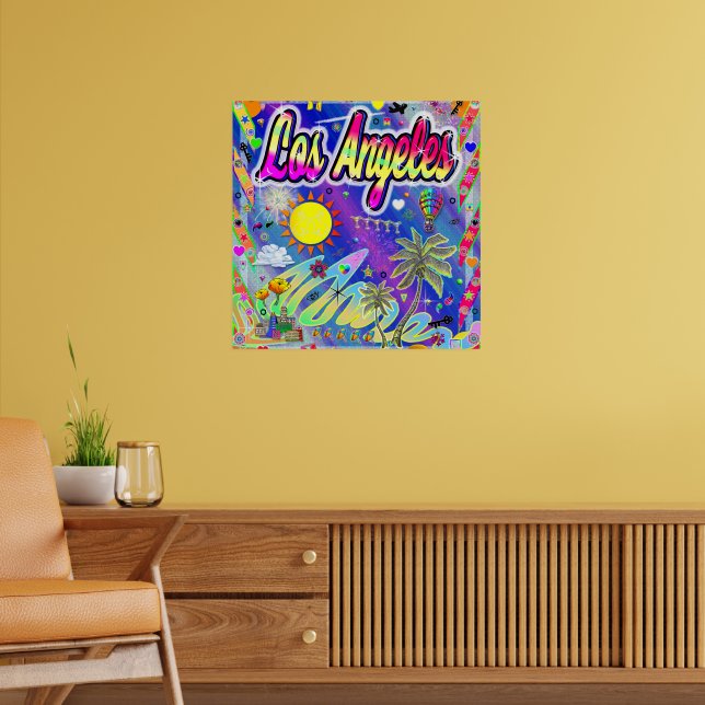 Los Angeles Nu Era Affisch (Vardagsrum 2)