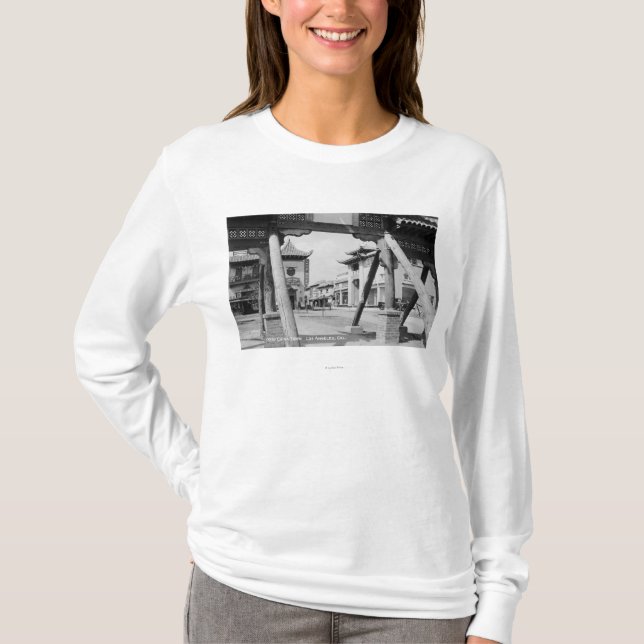 Los Angeles ny Chinatown gataplats för CA Tee (Framsida)