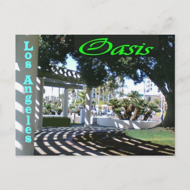 Los Angeles - Oasis Vykort (Framsida)