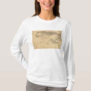 Los Angeles och San Bernardino topografi Tee Shirt
