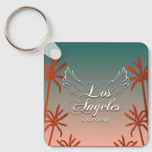 Los Angeles Ord Art City Sign Keychain Nyckelring
