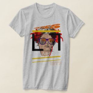 Los Angeles pop art californian-kvinna T Shirt