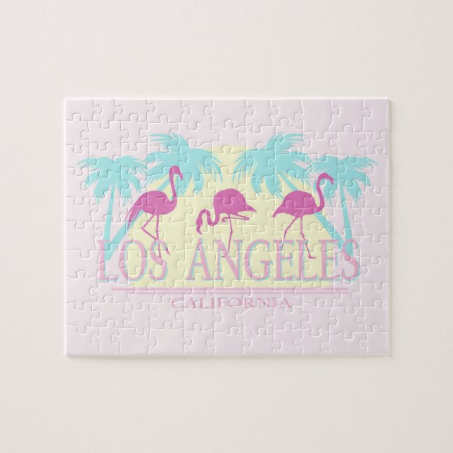 Los Angeles Poster Puzzle Pussel (Horisontell)