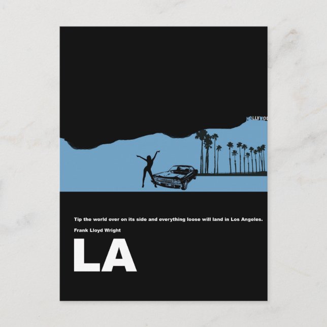 Los Angeles Poster Vykort (Framsida)