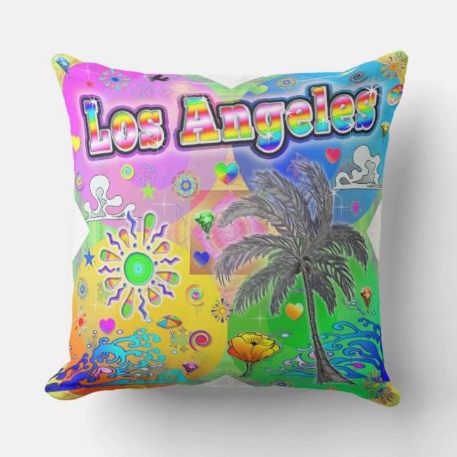 Los Angeles Quadro Seasons Pillow Kudde (Framsida)