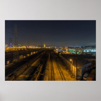 Los Angeles Rail Yard Poster