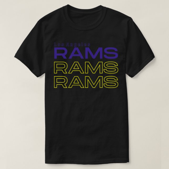 Los Angeles Rams 1 T Shirt (Design framsida)