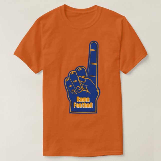 Los Angeles Rams Foam Finger T Shirt (Design framsida)