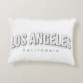 Los Angeles Retro Prydnadskudde