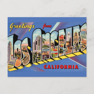 Los Angeles Retro Vykort