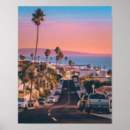 Los angeles Road Poster