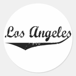 Los Angeles Runt Klistermärke