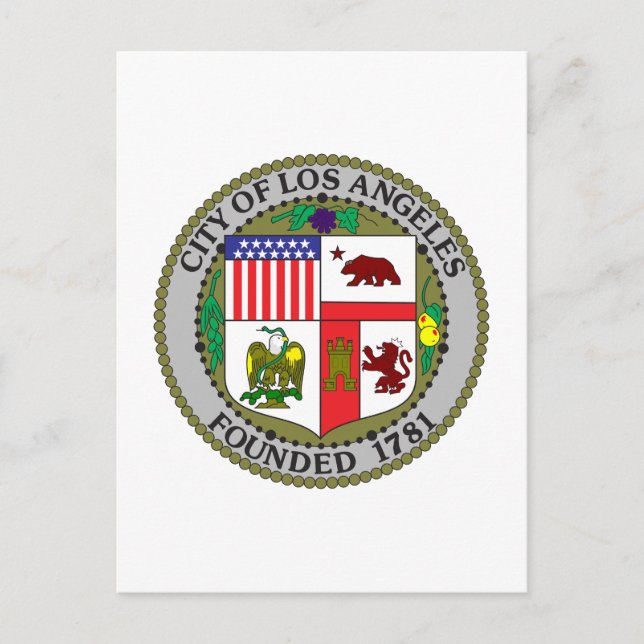 Los Angeles Seal Vykort (Framsida)