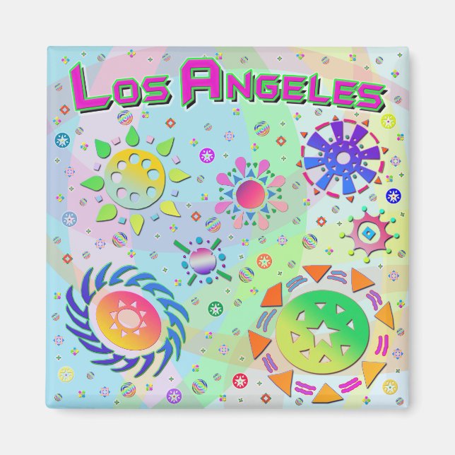 Los Angeles Seven Sol & Energy Magnet (Framsidan)