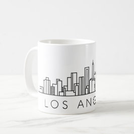 Los Angeles Skyline - Cityscape Design Kaffemugg