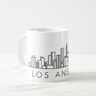 Los Angeles Skyline - Cityscape Design Kaffemugg