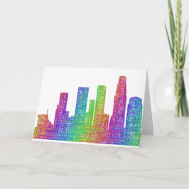 Los Angeles skyline Kort