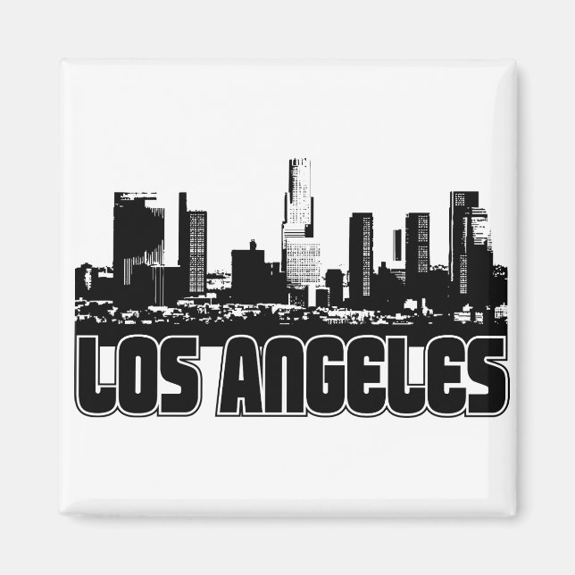 Los Angeles Skyline Magnet (Framsidan)